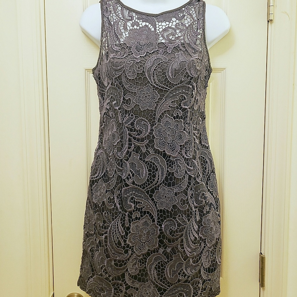 Adrianna Papel crochet cocktail dress